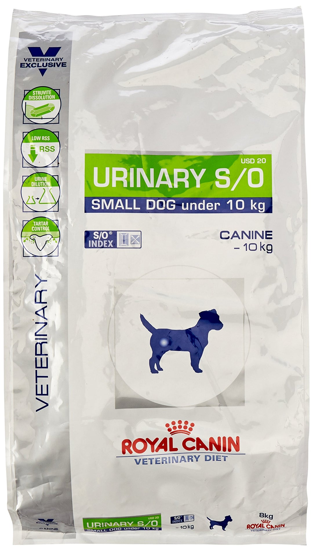 Royal Canin Vet Diet Urinary S/O small Dog 8 kg 8 kg (1er Pack), 8 kg (1er Pack)