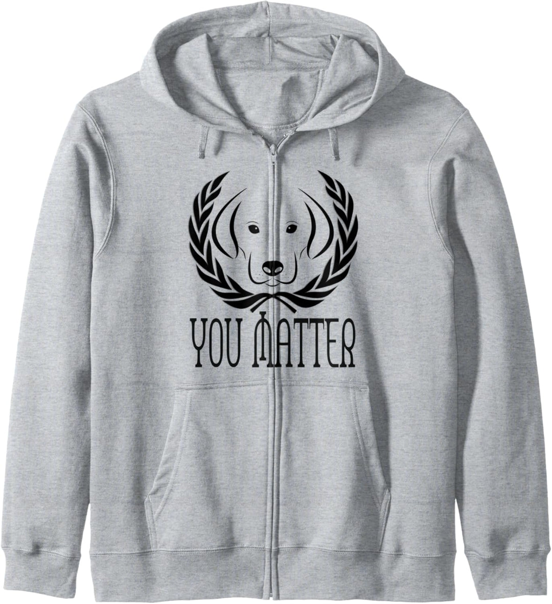 You Matter Motivational Inspirational Quote Dog Puppy Gift Kapuzenjacke