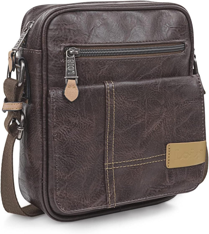 Lois - Umhängetasche Herren Klein mit verstellbarem riemen - Herren Umhängetasche Klein hergestellt