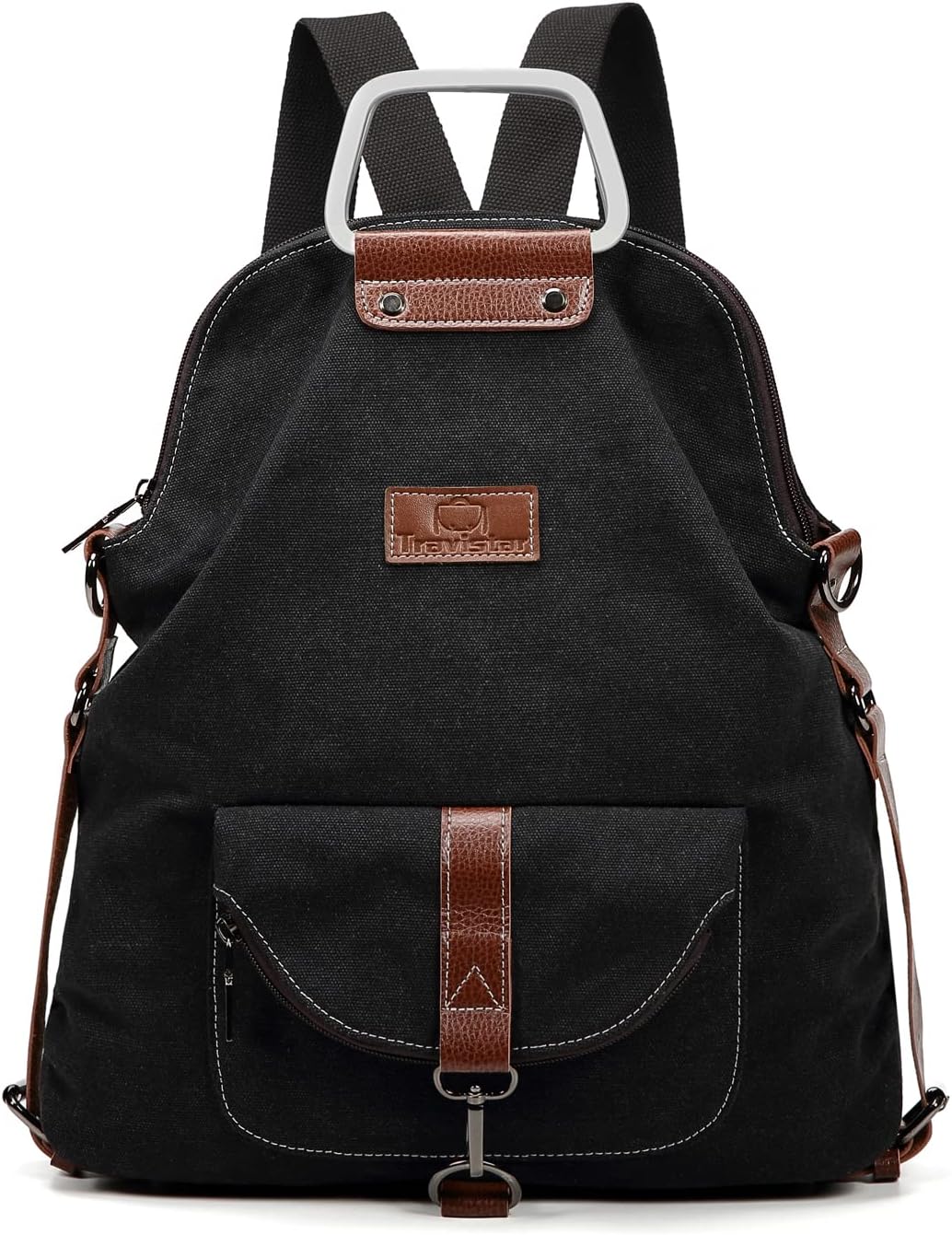 Travistar Rucksack Damen Handtasche Schultertasche Canvas Casual Damen Schultasche Umhängetaschen An