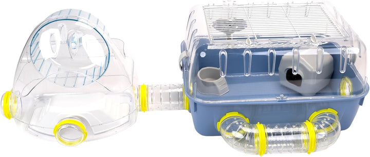 Ferplast Hamsterkäfig, COMBI 2 Nagerkäfig, Kleintierkäfig, Hamsterzubehör inklusive, 79 x 30 x h 26