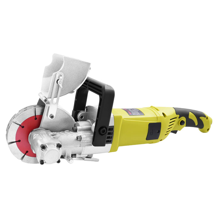 RibasuBB Elektrische Mauerfräser 7500r/min Mauernutfräse 4000W Mauerschlitzer Wandfräse Schlitzfräs