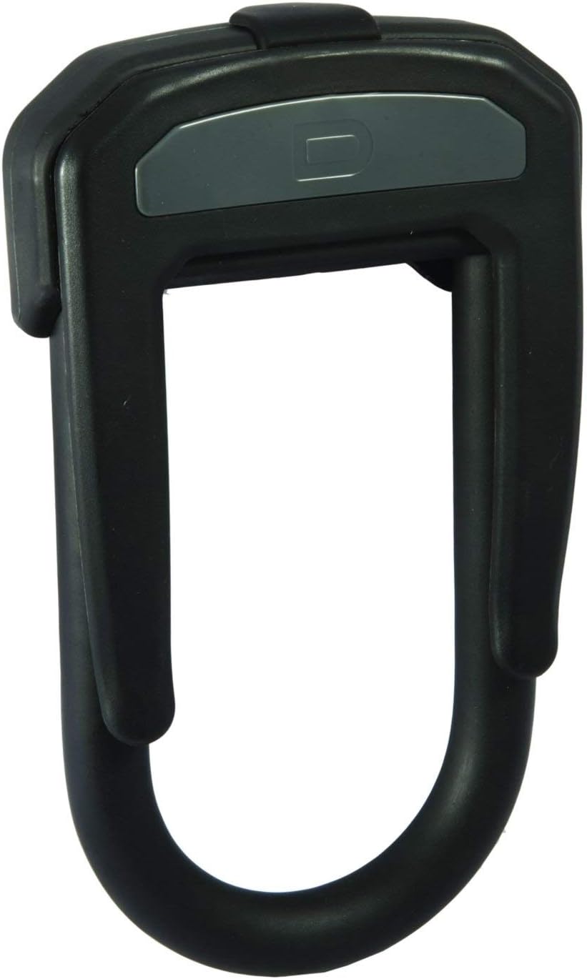 Hiplok D, Bügelschloss, Unisex Schliessbereich: 13.5cm x 7cm All Black, Schliessbereich: 13.5cm x 7c