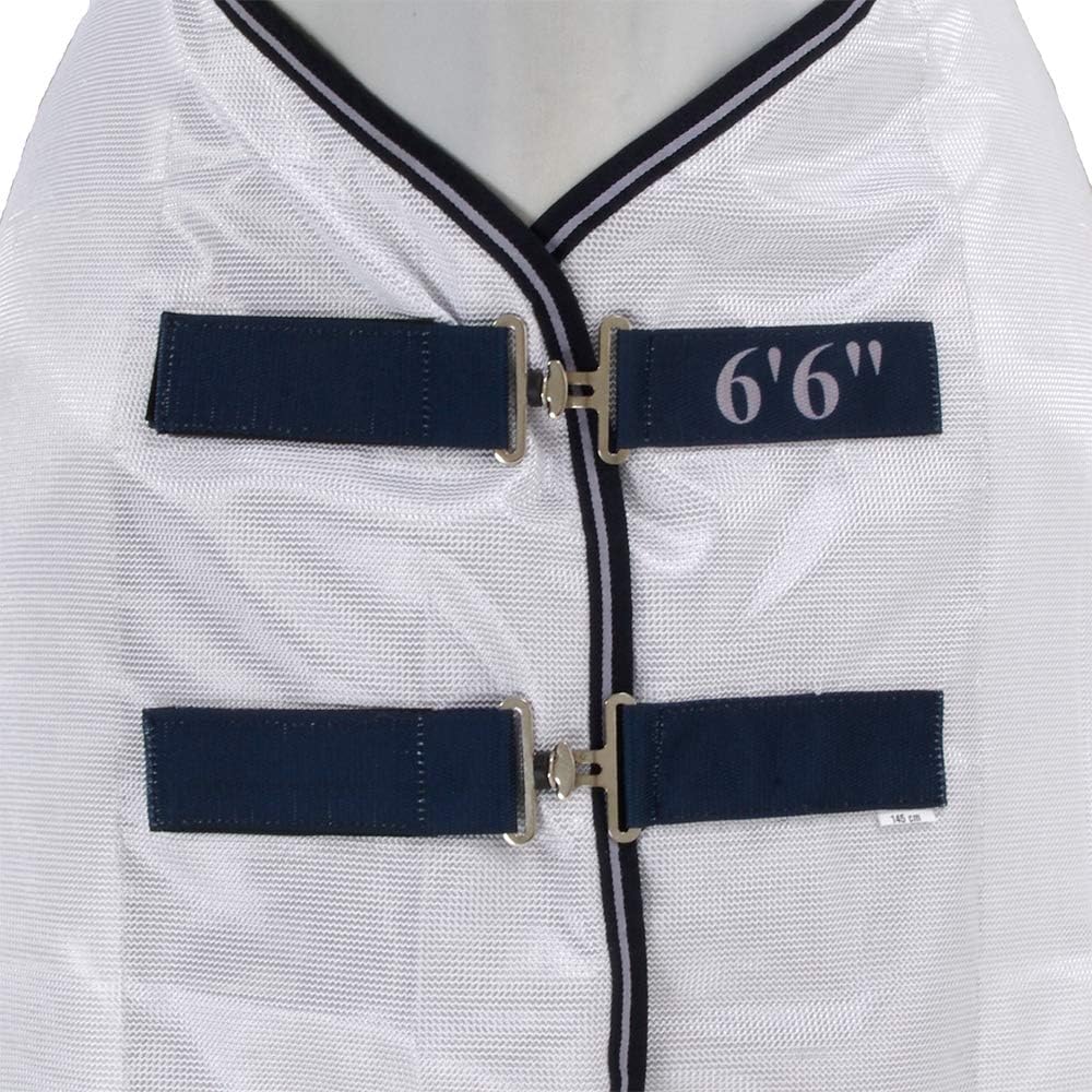 Fliegendecke, HorSeven, weiss/marine 115, 115