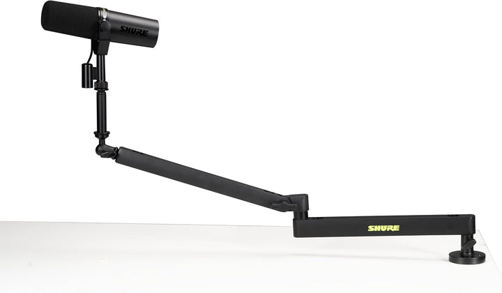 Shure by Gator Premium-Mikrofonständer mit flachem Profil für den Schreibtisch; vollständig verstell
