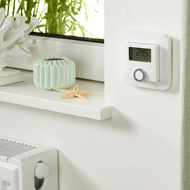 Bosch Smart Home Raumthermostat zur Steuerung der Heizkörperthermostate, inklusive Feuchtigkeitsanze