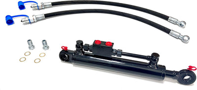 Hydraulischer Oberlenker Kat. 1-1 mit Sperrblock Inklusive 2 Schläuchen (Länge wählbar) (Min/Max:410