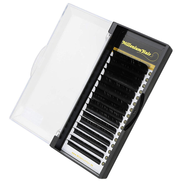 Profi-Set - Silk Lashes - Seidenwimpern - Volumentechnik - D-Curl - 0,07 mm Stärke D-Curl