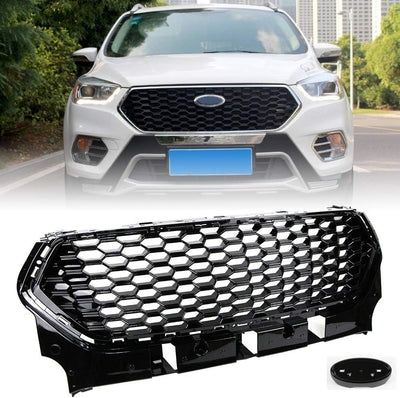 Dreamseek Frontgrill Für Ford Escape Kuga II 2017 2018 2019 Kühlergrill Front Stossstange Gitter Spo