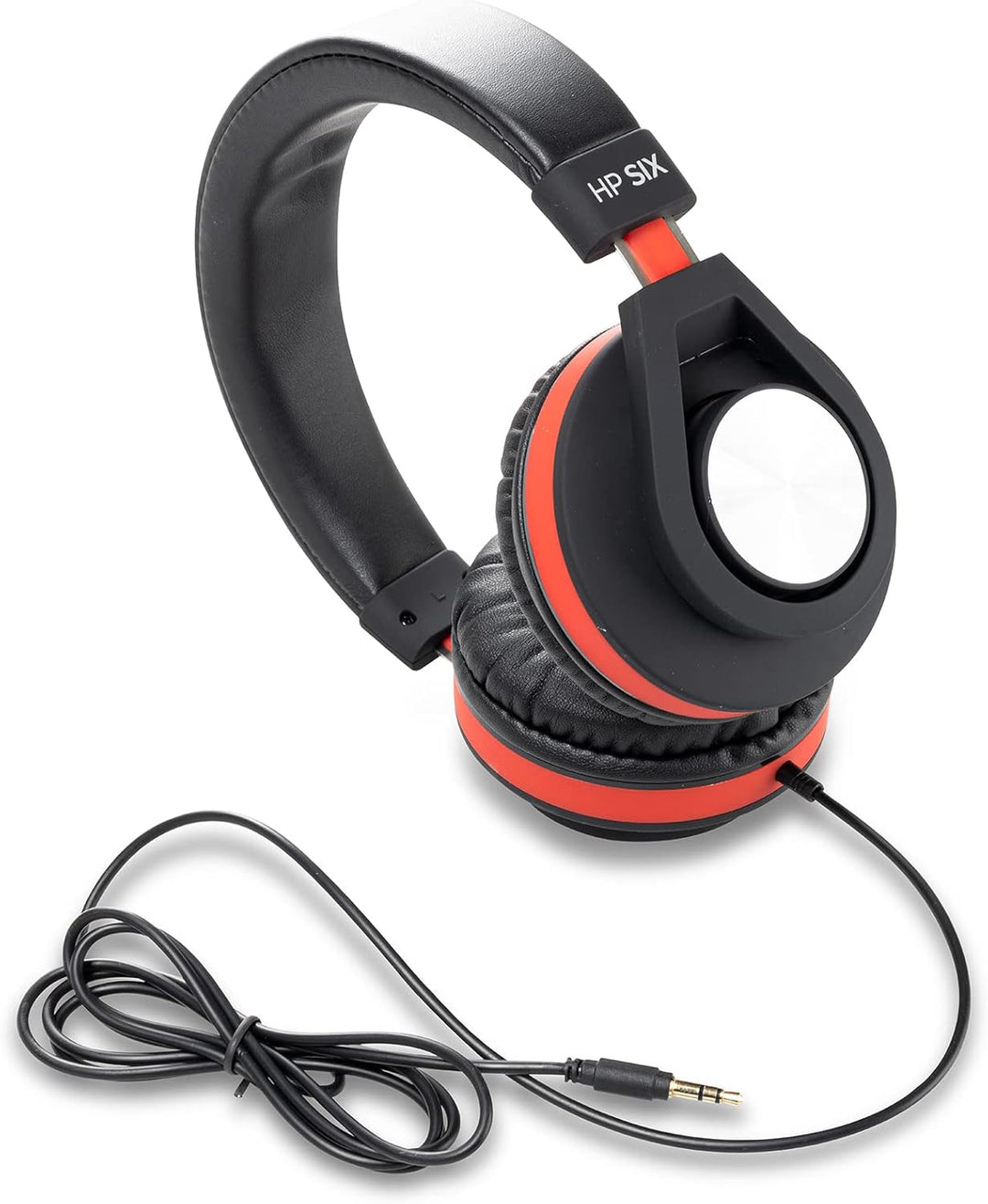 GEWA Kopfhörer HP SIX geschlossen, ohraufliegend, schwarz-rot HP Six schwarz, rot, HP Six schwarz, r
