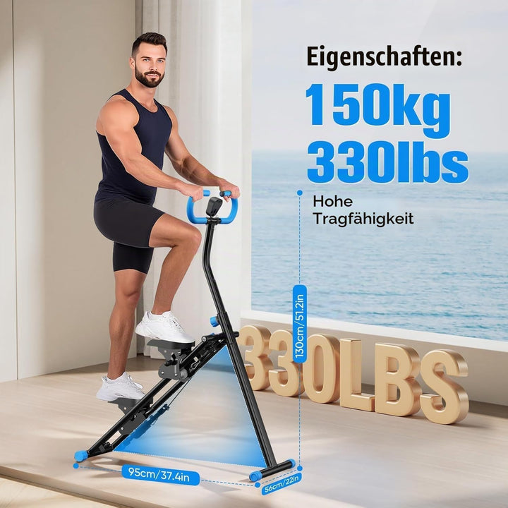 Stairmaster für Zuhause,2026 Stair Stepper Pro,Folding Cardio Vertical Climber Maschine Treppenmeist