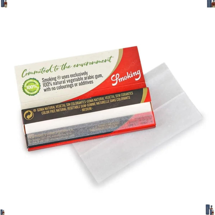 Smoking Deluxe 1 1/4 Medium Size Zigarettenpapier schwarz (250 X heftchen/Booklet)