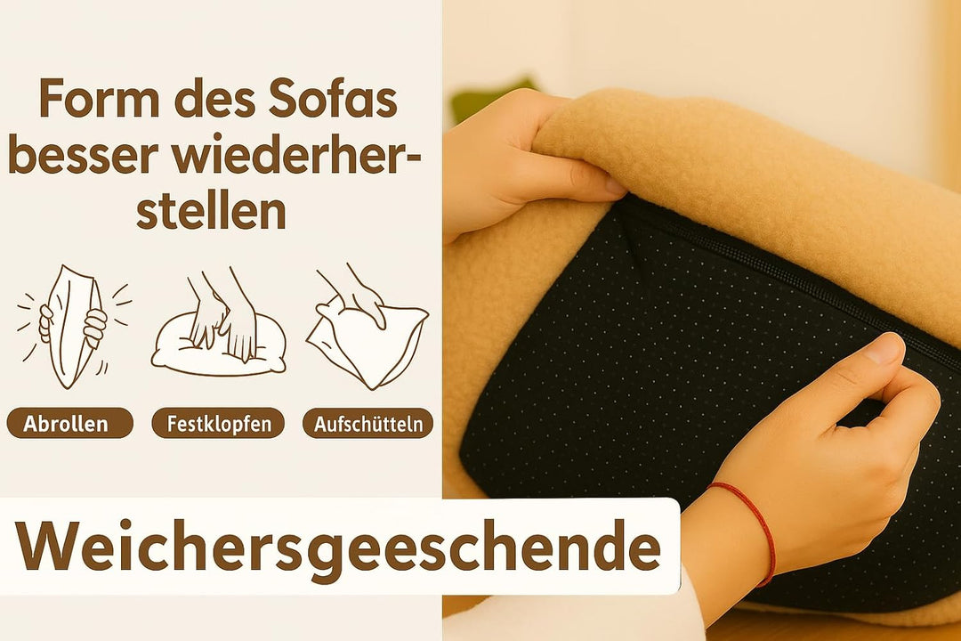 Katzenbett kleines Hundesofa Flauschig und waschbar Katzensofa Hundebett für Katzen, weich Katzenbet