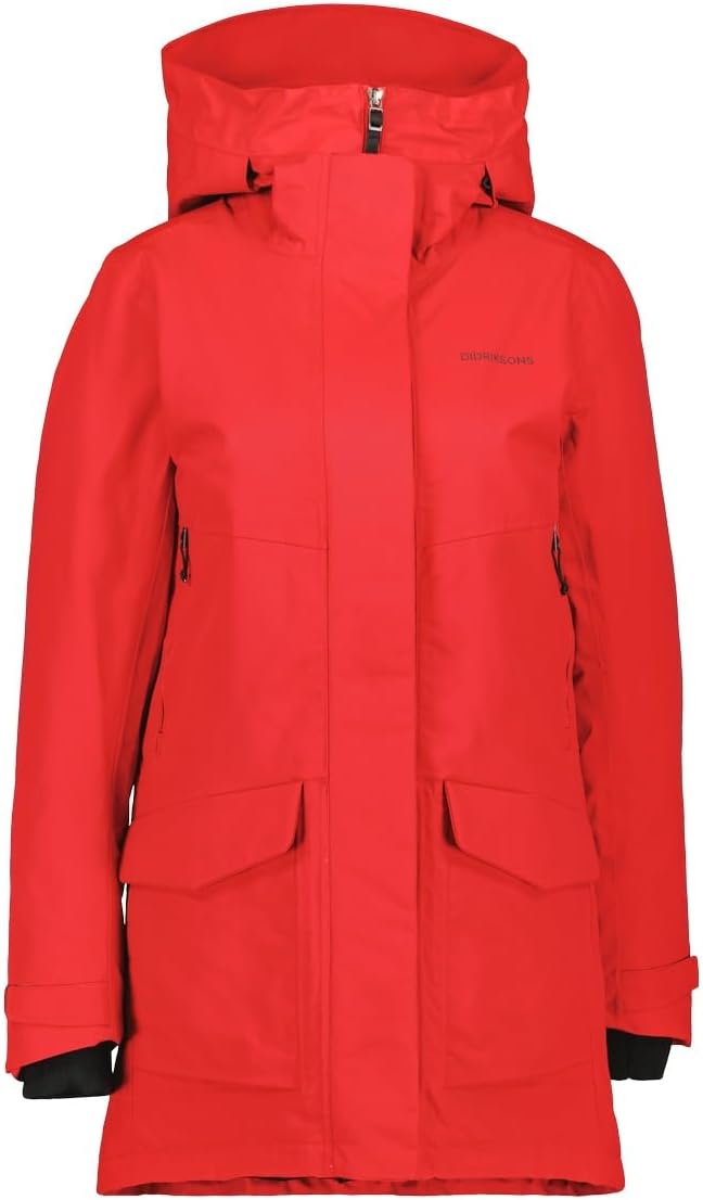 Didriksons Frida Damen Parka 7 34 Pomme Red, 34 Pomme Red