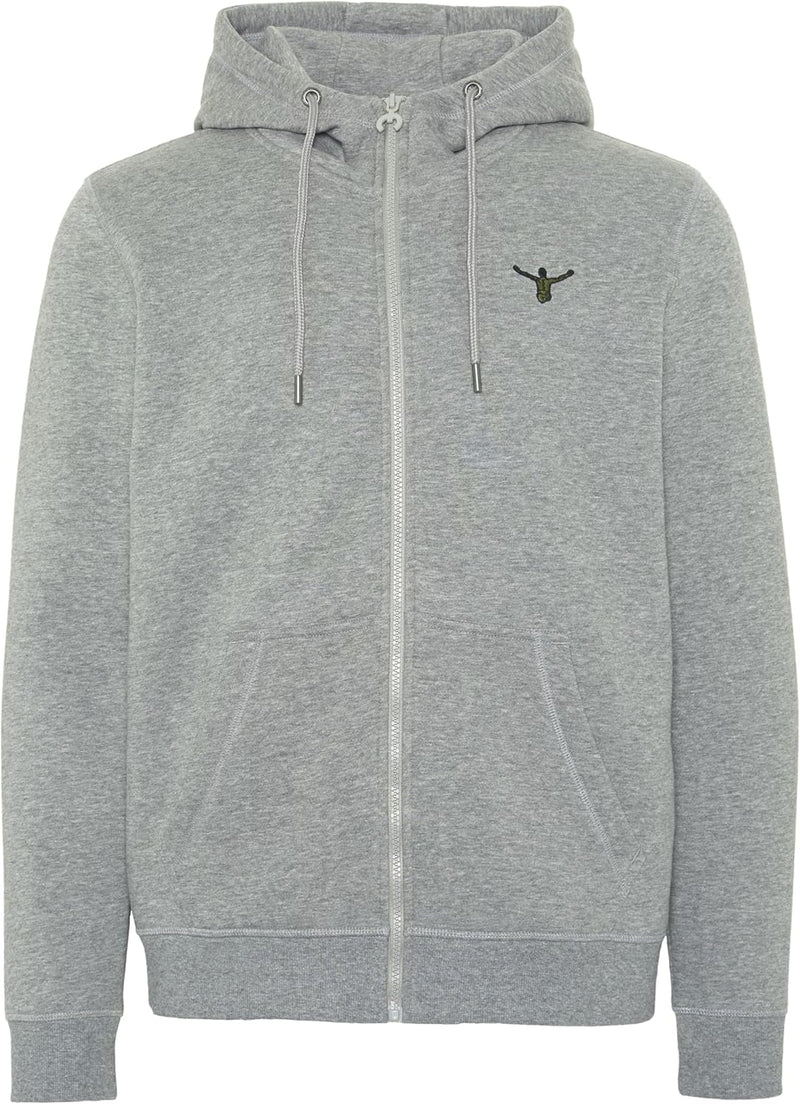 CHIEMSEE Sweatjacke mit Kapuze und Jumper-Motiven S Neutr. Gray, S Neutr. Gray