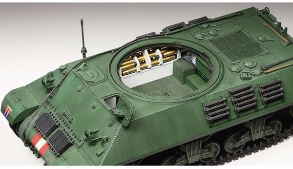Tamiya 35366 Militär 35366-1:35 Britische M10 IIC Achilles, Modellbau, Plastik Bausatz, unlackiert
