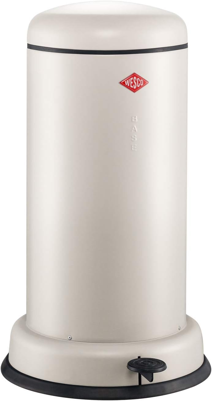 Wesco Abfallsammler mit Dämpfer Baseboy 20 Liter, 38x38x68cm Sand Matt, Sand Matt