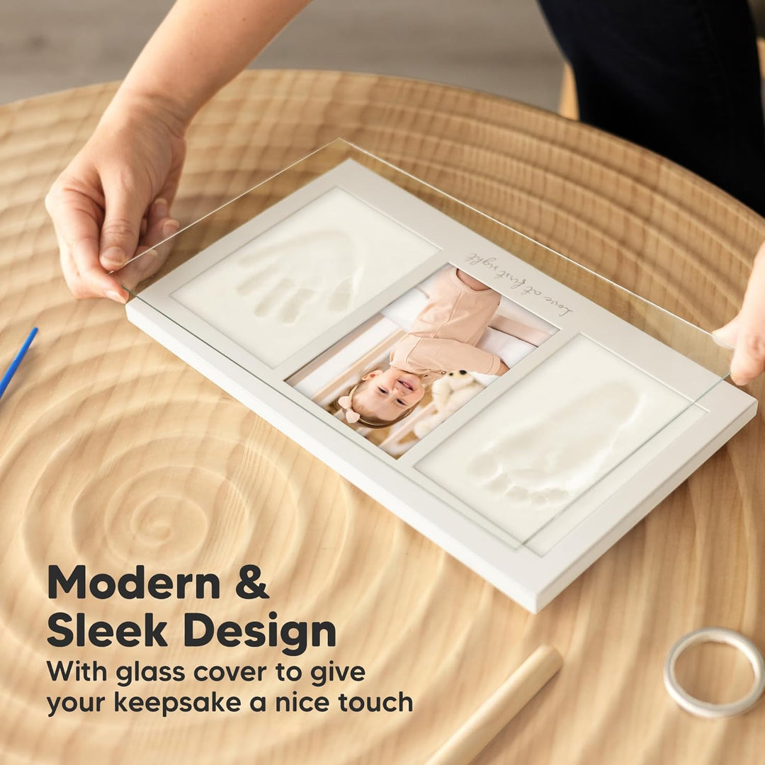 KeaBabies Baby Handabdruck und Fussabdruck Set - Gipsabdruck Baby Hand und Fuss für Neugeborene - Ha