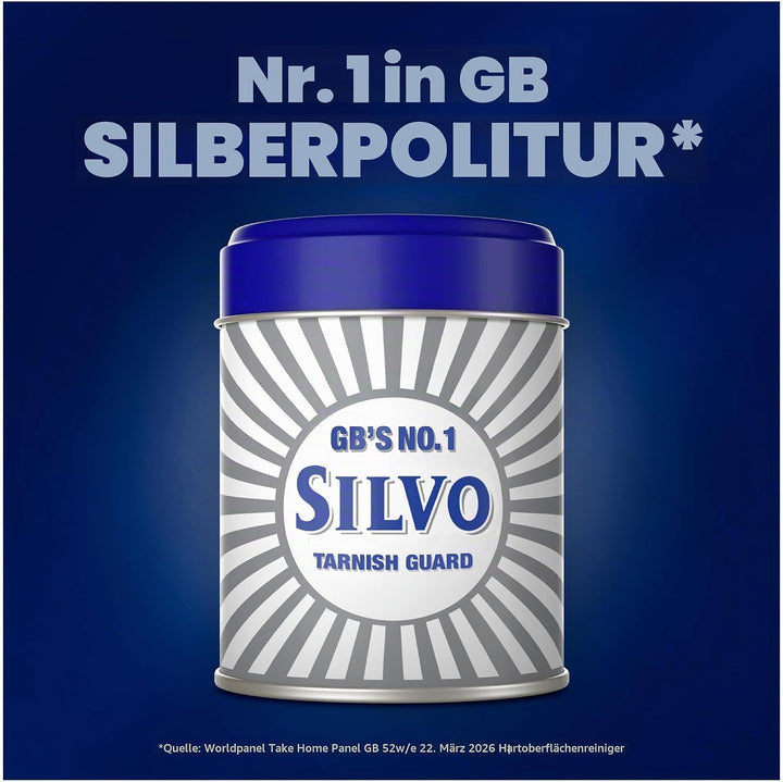 Silvo Polierwatte als Anlaufschutz für Silber, 3er Pack