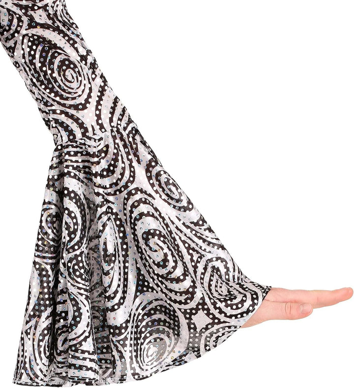California Costumes Damen Foxy Lady Disco Kostüm, Weiss, Schwarz, M M Weiss, Schwarz, M Weiß, S