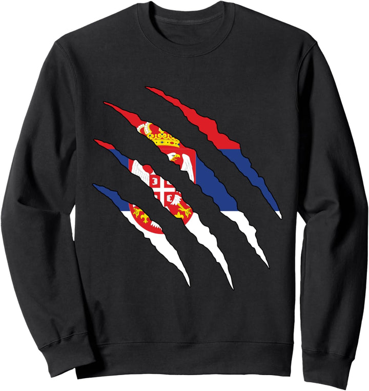 Serbische Flagge Serbien Sweatshirt