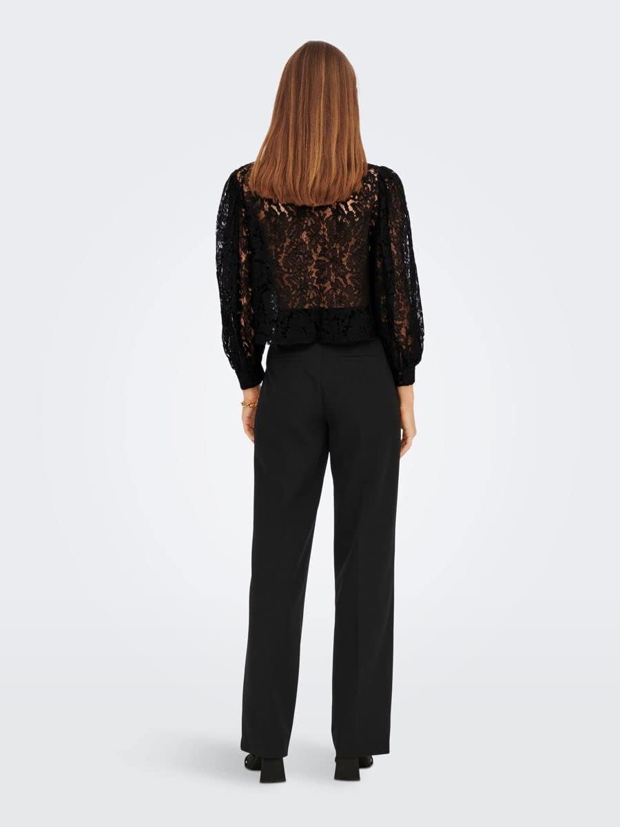 ONLY Damen Shirt S Schwarz, S Schwarz