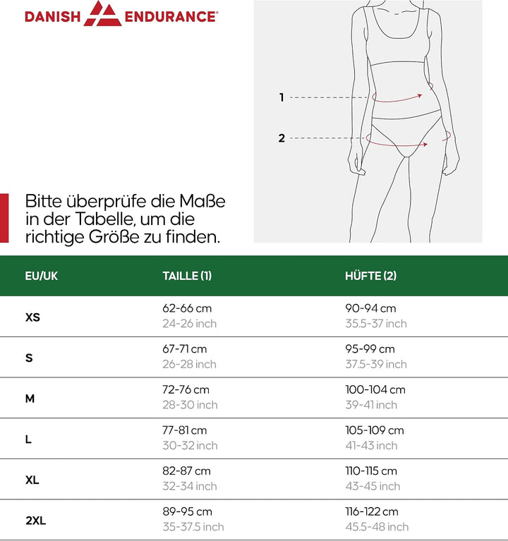 DANISH ENDURANCE Unsichtbare Hipster Panties aus Mikrofaser (3er | 5er Pack), Sport Panties, Damen S