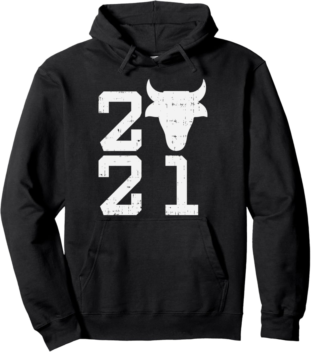 2021 Bull Ox Chinese Zodiac Lunar New Year Astrology Gift Pullover Hoodie