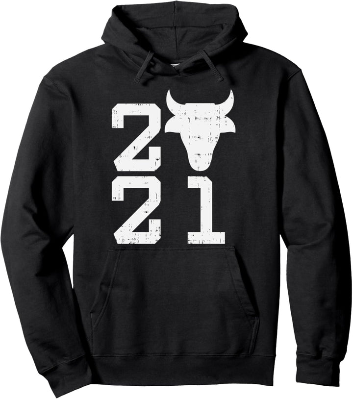 2021 Bull Ox Chinese Zodiac Lunar New Year Astrology Gift Pullover Hoodie