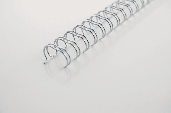 WireBind Drahtbinderücken, 100 Stück, 12.5mm,silber silber 12.5mm, silber 12.5mm