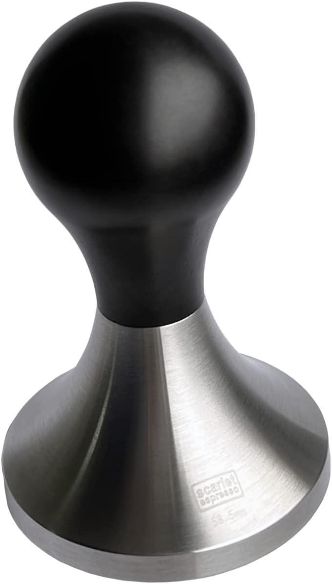 scarlet espresso | Tamper »Fino Affilato« inox sharp edge CNC präzisisiongefertigt, Edelstahl, Profi