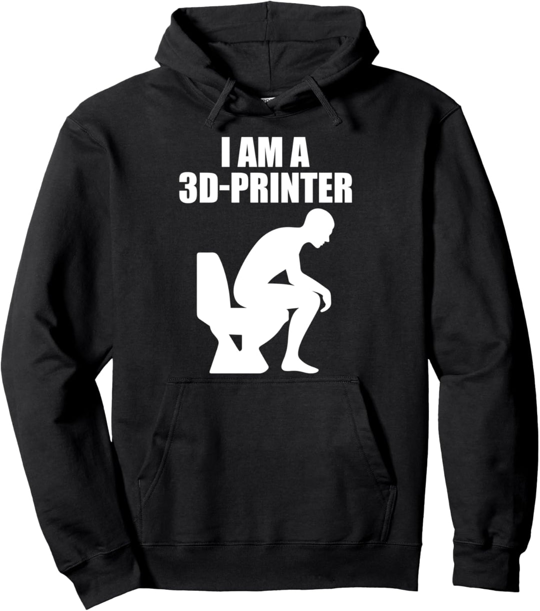 3D Drucker Druck Lustiger Spruch - Ich bin ein 3D Drucker Pullover Hoodie