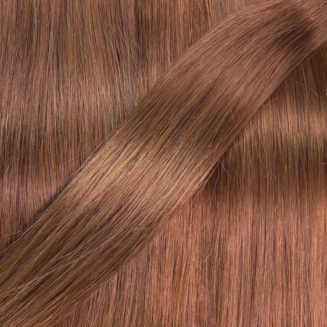 hair2heart Extensions Echthaar Bondings Gewellt - 100 Strähnen 1g 60cm 8/03 hellblond natur-gold #8