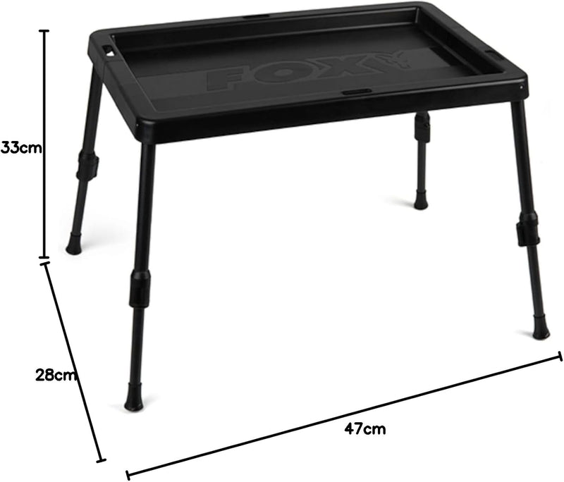 Fox Bivvy Table 47x30x2,6cm - Angeltisch zum Karpfenangeln, Tisch zum Angeln, Beistelltisch für Angl