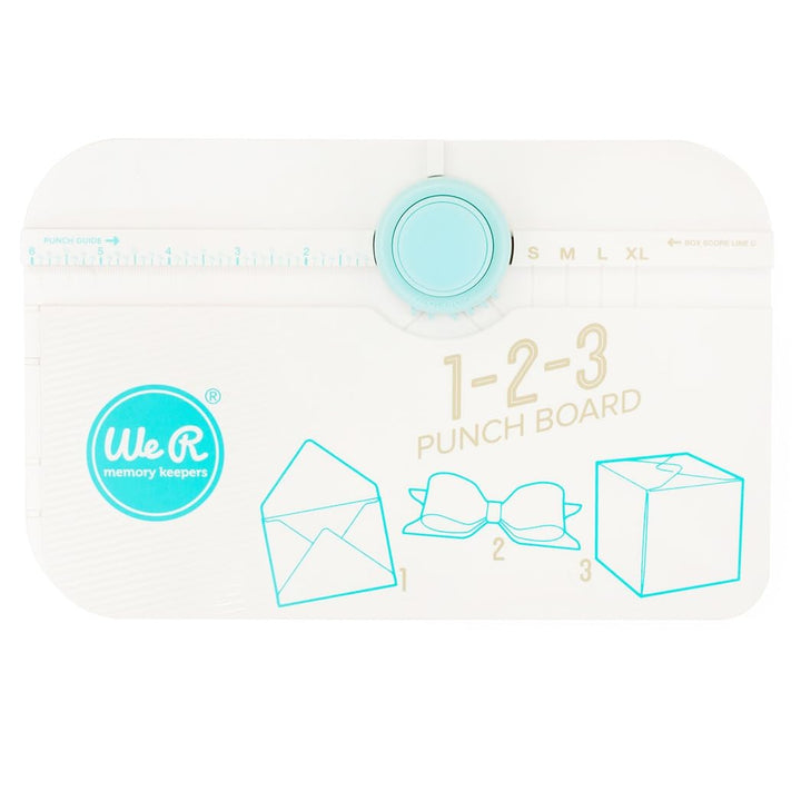 We R Memory Keepers 123 Punch Board 662530, 3.1 x 1.45 x 0.5 cm