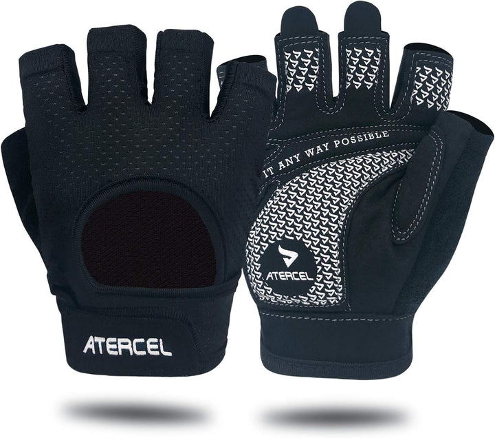 ATERCEL Fitness Handschuhe für Radfahren, Training, Fitness, Atmungsaktive Fahrradhandschuhe Herren