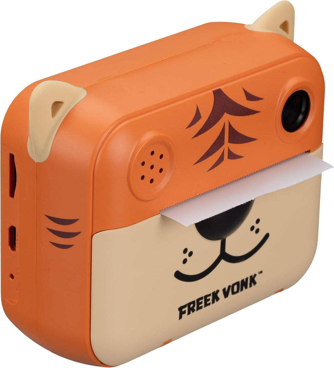 Freek Vonk x Bresser Kinder-Sofortbildkamera - Tigerdesign, Front- und Rückkamera, 16 Rahmen, 93x73x