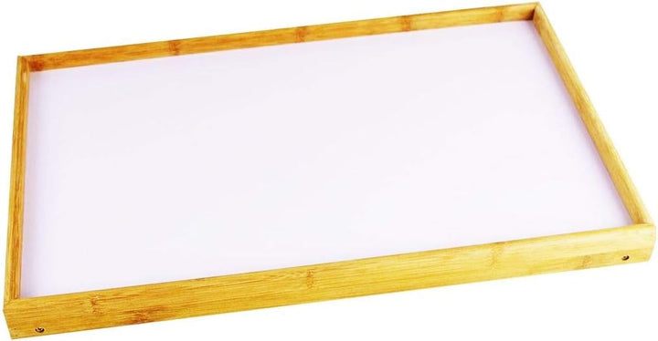 SERVIERTABLETT BETTTABLETT LAPTOPTISCH LAPTOP TABLETT KLAPPBAR aus BAMBUS HOLZ