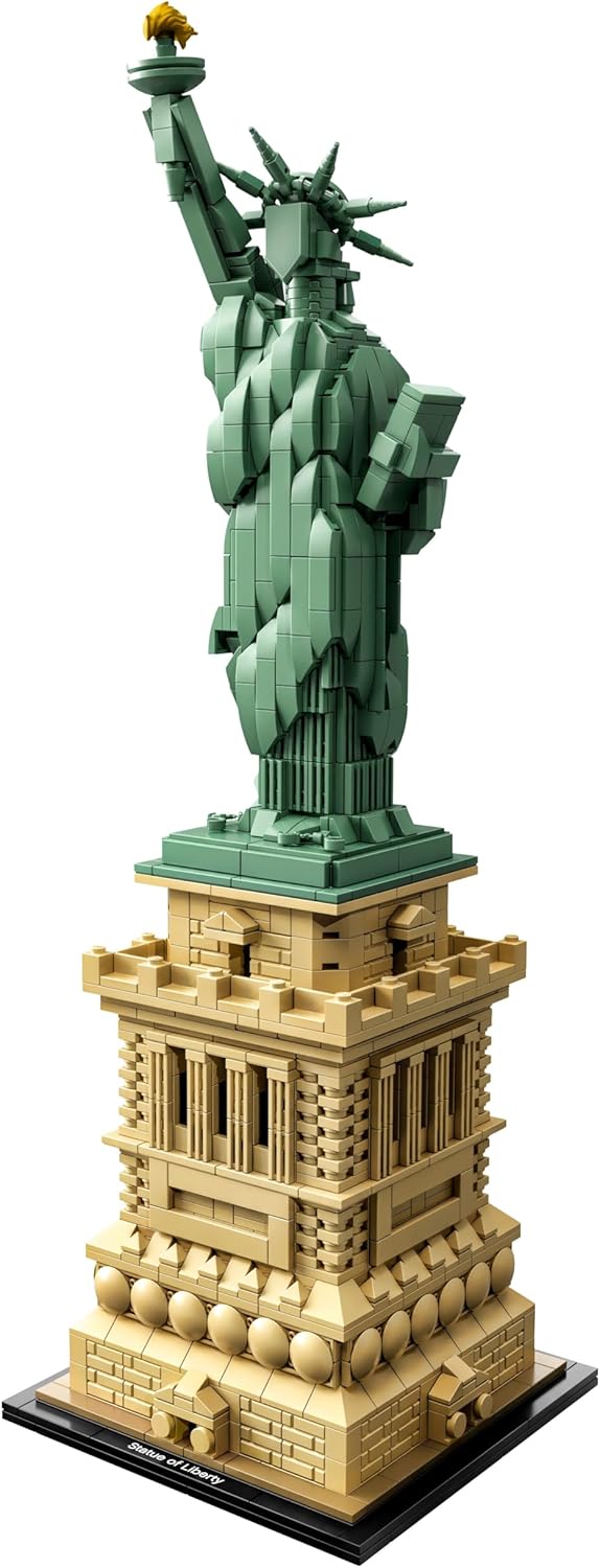 LEGO 21042 Architecture Freiheitsstatue, Modell zum Bauen, New York Souvenir, Weihnachtsgeschenkidee