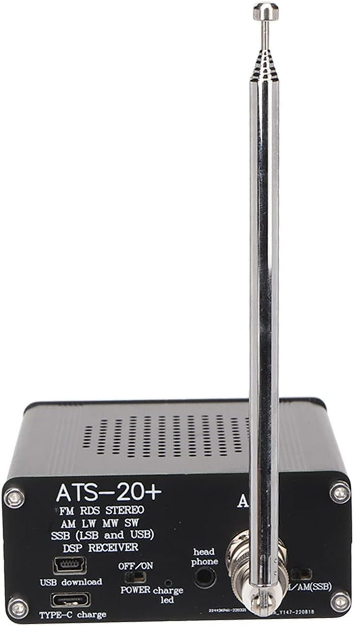 Multiband-Funkempfänger, FM AM (MW und KW) SSB (LSB und USB) Digitalempfänger mit Lautsprecher und A