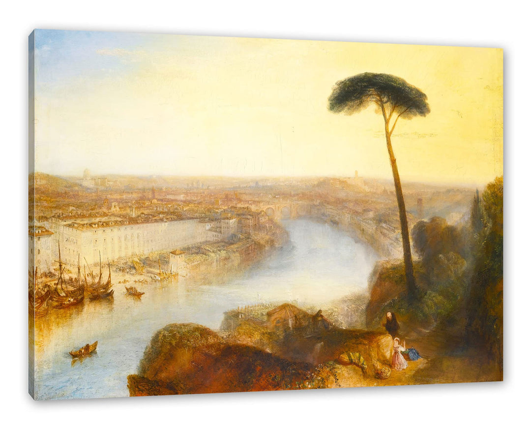Generisch William Turner - ROME FROM MOUNT AVENTINE als Leinwandbild / Grösse: 100x70 cm / Wandbild
