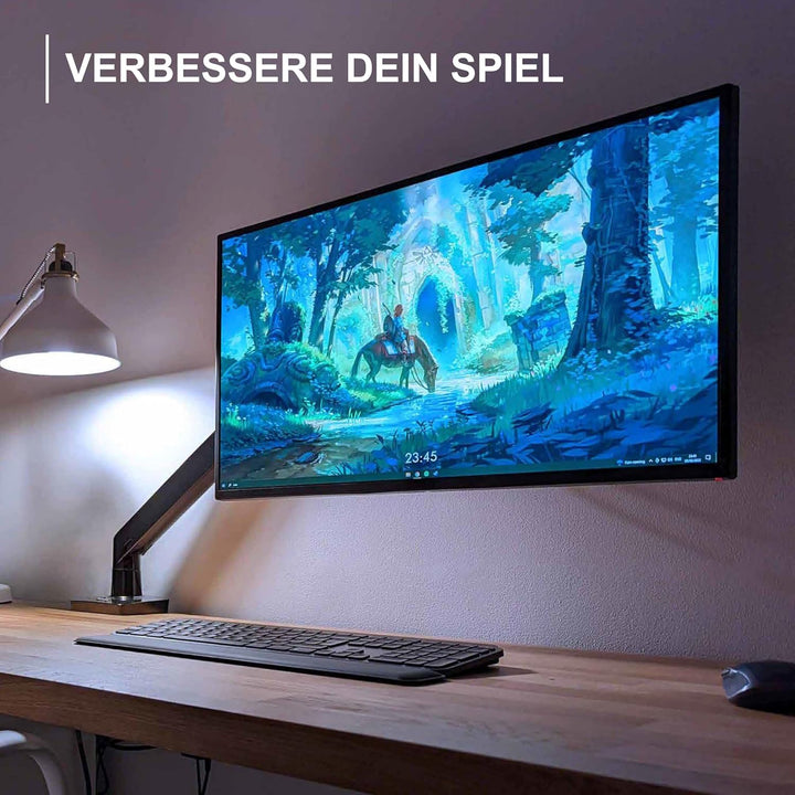 Invision Monitor Halterung für die Meisten 24-49-Zoll-Bildschirme [49-Zoll-Curved-Monitore Nicht Kom