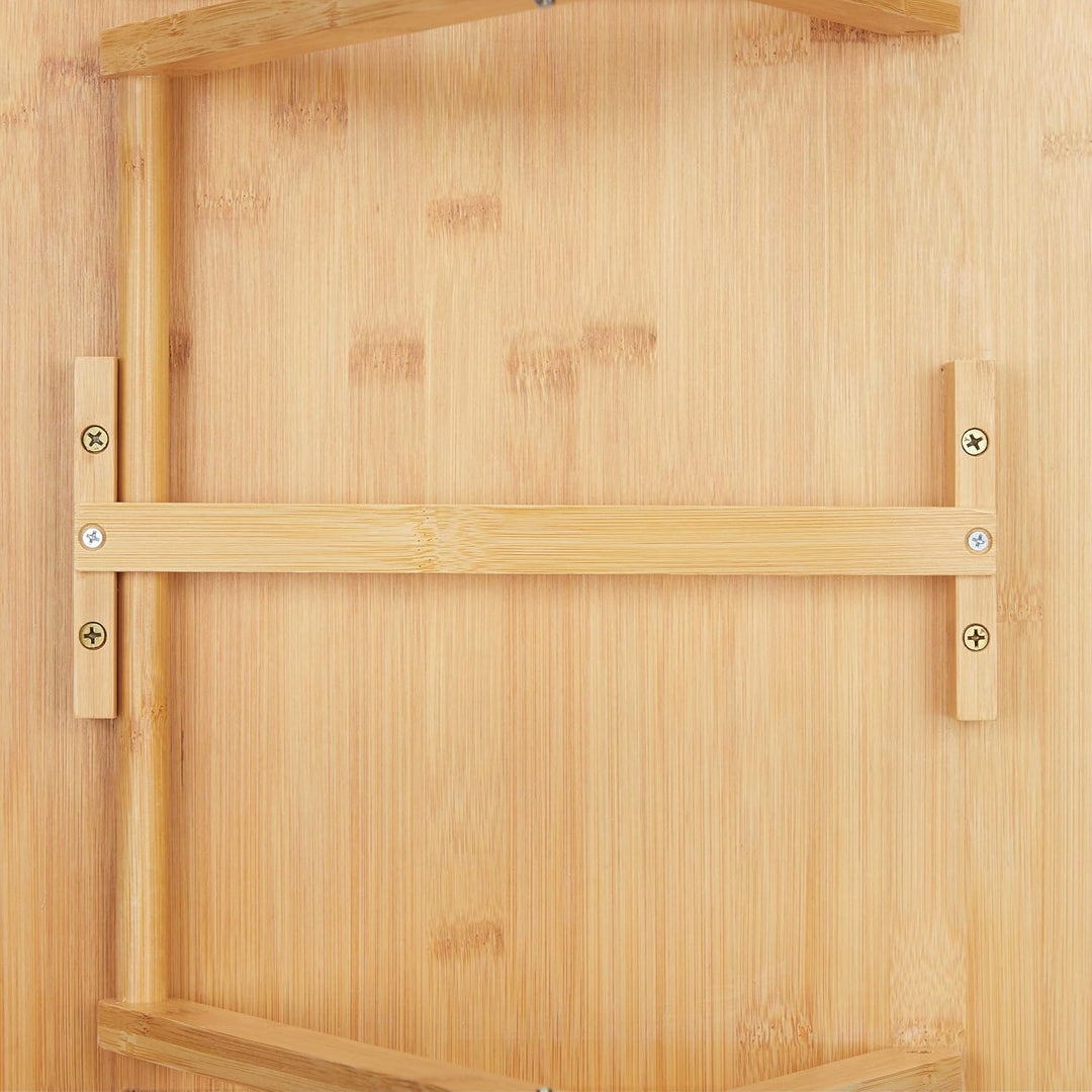 Relaxdays, Natur Klapptisch, Wohnzimmer, Balkon & Terrasse, HxBxT: 63,5 x 48 x 38 cm, klappbar, 100%