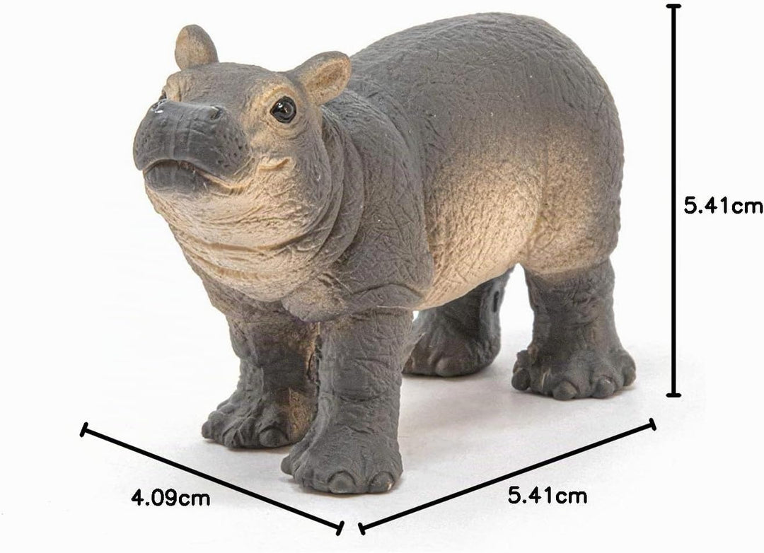 SCHLEICH 14831 Nilpferd Junges, für Kinder ab 3+ Jahren, WILD Life - Spielfigur