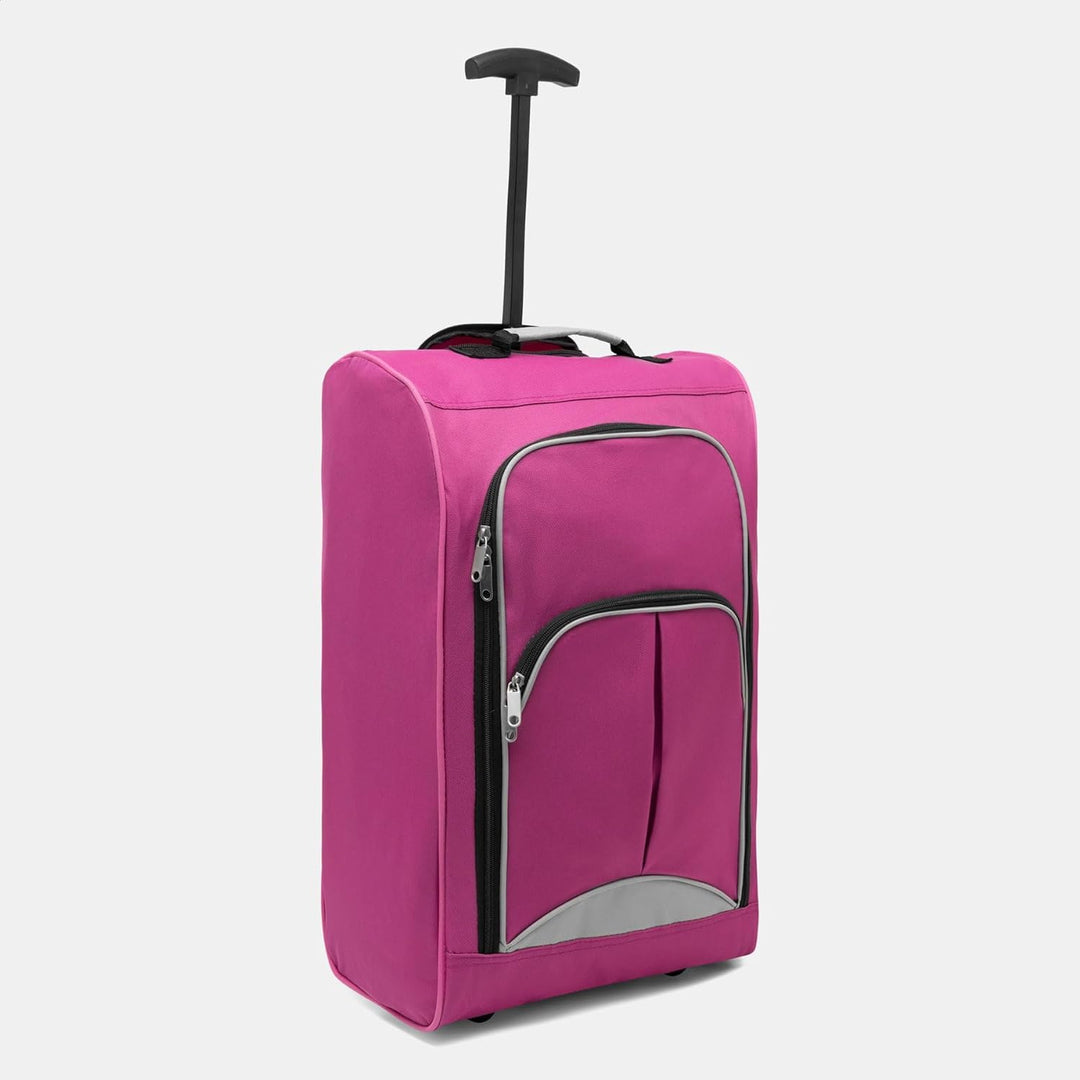 Vertrieb durch Preiswert & Gut Handgepäck Reise Vienna pink 600D Polyester Low Budget Fluglinien Jet