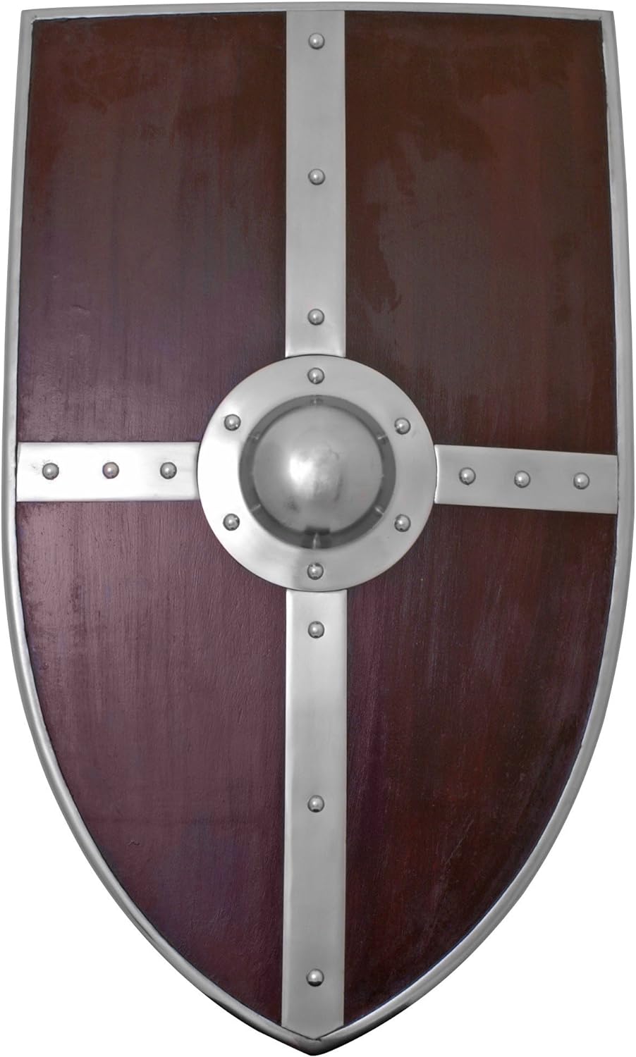 Battle-Merchant Wappenschild aus Holz mit Stahlbeschlägen - Schild