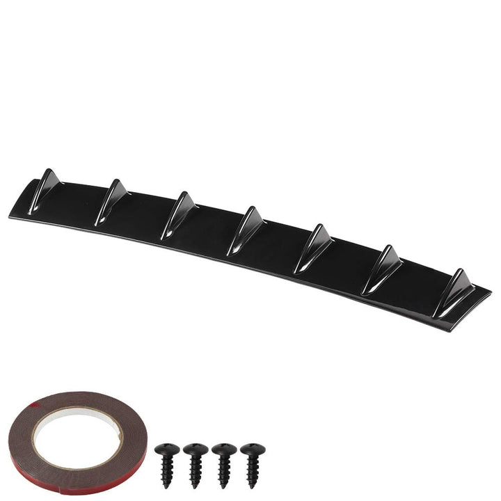 Qiilu Auto Heckstossstange Spoiler,Heckspoiler Shark Fin Diffusor Universal Spoiler Auto Heckstossst
