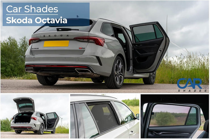 Satz Car Shades kompatibel mit Skoda Octavia IV (NX5) Kombi 2020- (6-teilig)