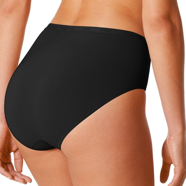 Mey 2er Pack Taillenslips Damen – Grösse 40 – Schwarz – Taillen-Slip aus Baumwolle und Elasthan – Pf