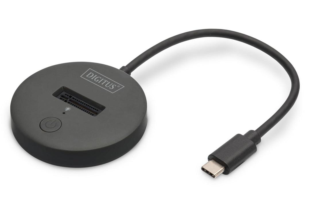 DIGITUS M.2 NVMe/SATA USB-C Docking Station - USB 3.2 Gen2 - 10 Gbit/s - M.2 Formate 2242, 2260, 228
